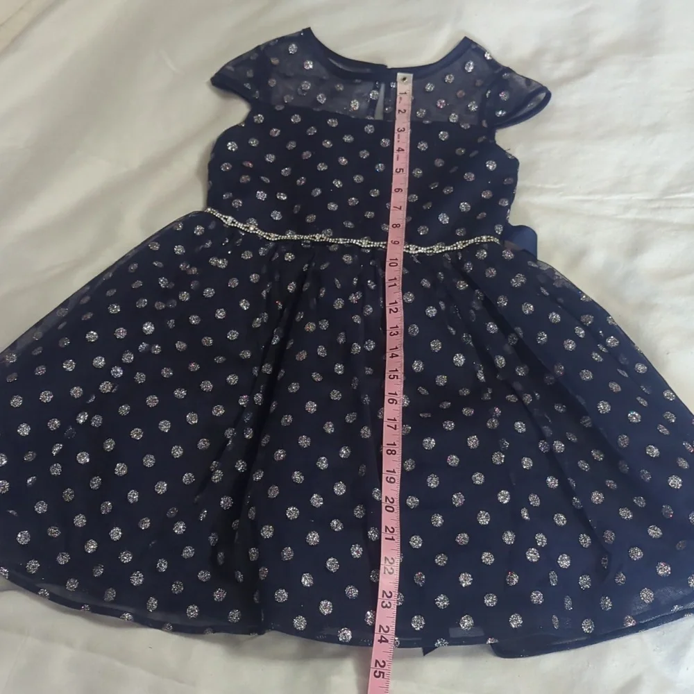 Dress Girls Special Occasions By Rare Editions Size 6 Sparkle & Polka dots Fancy
